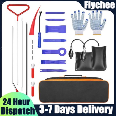 24Pcs Emergency Auto Tool Car Window Door Emergency Repair Tool Kits US