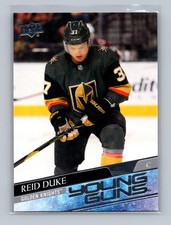 2020-21 Upper Deck - Young Guns Reid Duke #202 (RC) Rookie