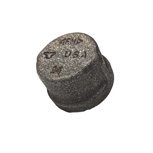 Anvil 8700132254 Black Malleable Iron Pipe Fitting Cap 3/4 in. NPT Female