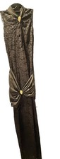 NWOT Sexy Hollow Out Lace Sleeveless Slim Fit High Slit BodyconDress Size Medium