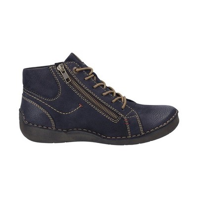 Josef Seibel Fergey 67 | Ozeanblaues Leder | Damen Kurzstiefel