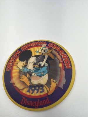1993 Disneyana Convention Mickey Mouse & Donald Duck  Disney Button