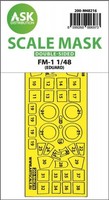 FM-1 Double-Sided Express Fit Mask For Eduard / 1:48