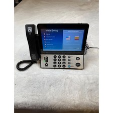CapTel 2400iBT Captioned Telephone for Hearing Loss WiFi Bluetooth Silver Black