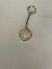 Vintage $.50 Kennedy half dollar coin bezel keychains coin not included