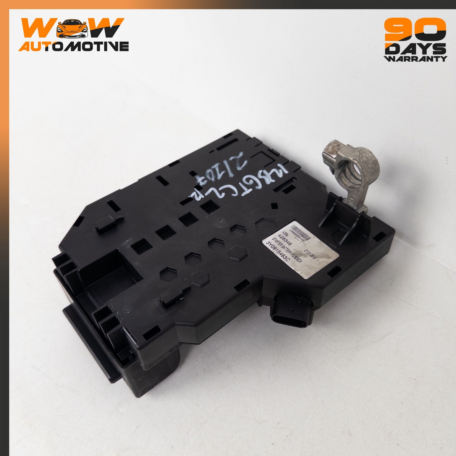 06-19 BENTLEY CONTINENTAL GTC GT RIGHT STARTER BATTERY FUSE BOX 3Y0915463C OEM