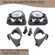 Front Leftright Fog Driving Light Assembly With Bulbs For Acura Tsx 2009-2010 Front Leftright Fog Driving Light Assembly With Bulbs For Acura Tsx 2009-2010