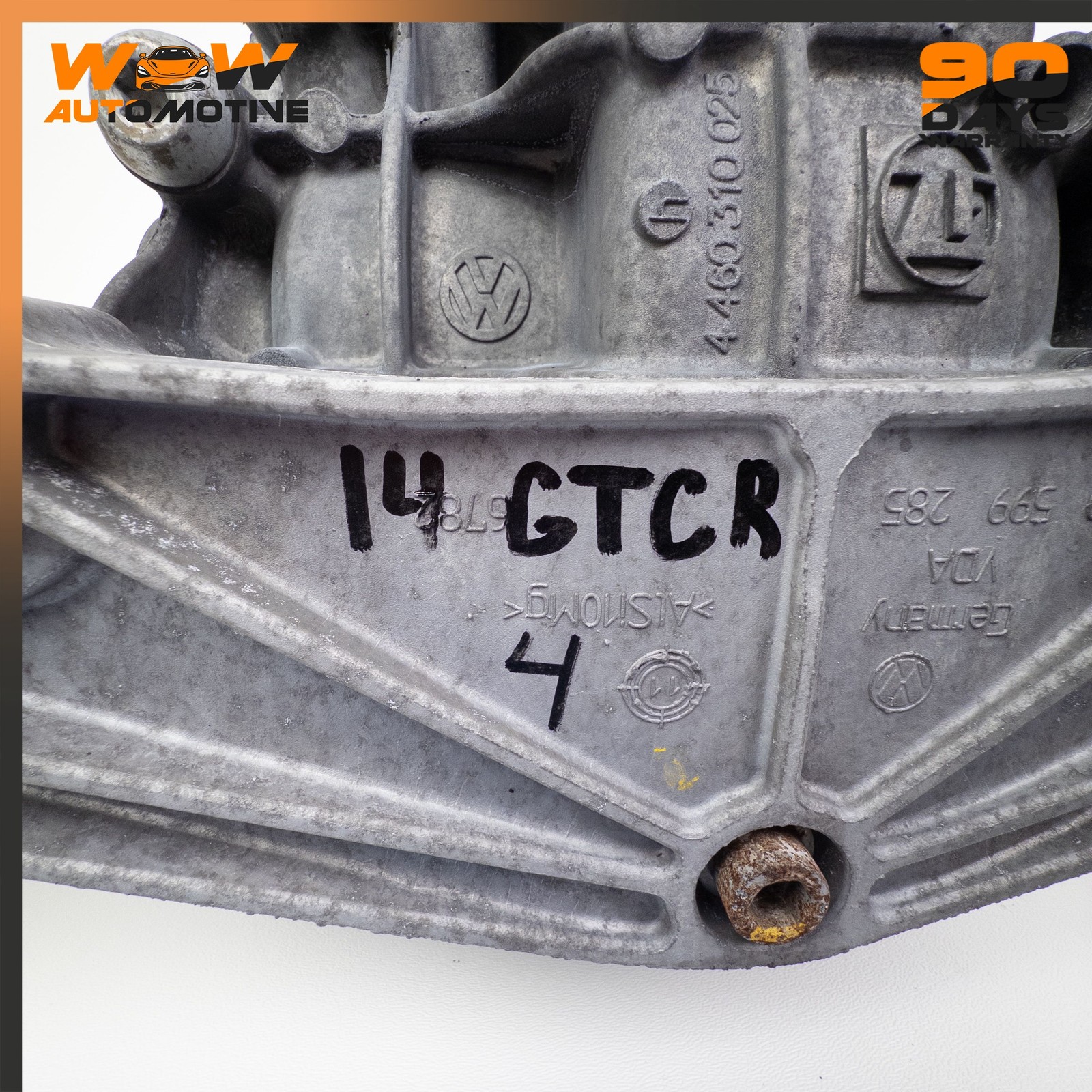 04-19 BENTLEY CONTINENTAL GT REAR DIFFERENTIAL DIFF AXLE CARRIER ASSEMBLY OEM