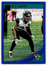 2018 Donruss #134 A.J. Bouye Press Proof Blue