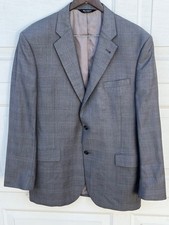 Jos A Bank Suit Mens Gray PinStripe Wool Signature Collection 43L