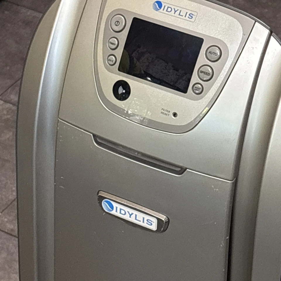 Purificador de aire Idylis IAP-10-200 plateado, filtro Hepa Foto 2 de 4