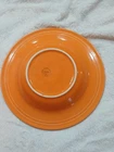 Retired Fiestaware Tangerine Orange Pasta Bowl And Spoon Rest