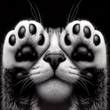 DIY Cat Diamond Painting Kits, 5D Diamond Art for Beginners Adults, Round Full D