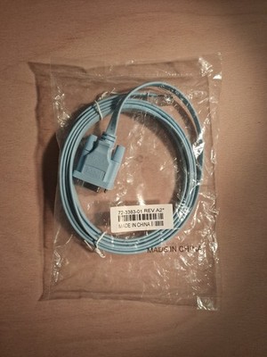 Cisco 72-3383-01 Konsolenkabel (Management Console) RJ45 zu DB9 in OVP / 1,8 m