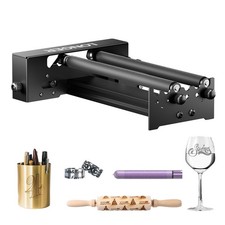 Laser Engraver Rotary Roller, Y-axis Laser Engraver Attachment 360 Rotation,...