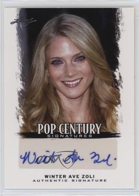 2012 Leaf Pop Century Winter Ave Zoli #BA-WAZ Auto 0o9