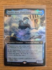 Hydro-Man, Fluid Felon Foil MTG Marvel SPM 250 Rare Legendary Creature