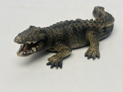 Schleich Crocodile 2007 Animal Figure Retired D-73527 Alligator 7'' Long BIN 21