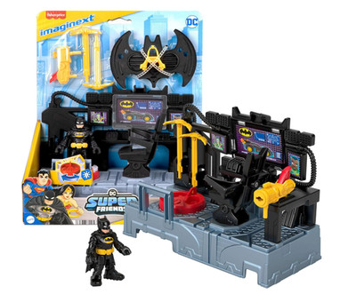 Fisher-Price Imaginext DC Super Friends Batman Bat Command Center Playset Lights