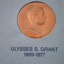 US MINT BRONZE MEDALS OF THE PRESIDENTS ULYSSES S GRANT
