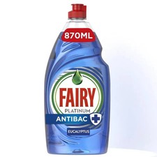Fairy Antibacterial Washing Up Liquid Pack of 6 x 870ml 4.67 per litre