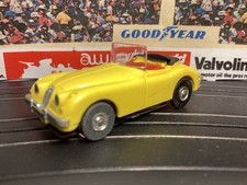 AURORA RARE 1960-62 TJET VIBRATOR 1541  LEMON JAGUAR XK 140  SHELF QUEEN RUNS X