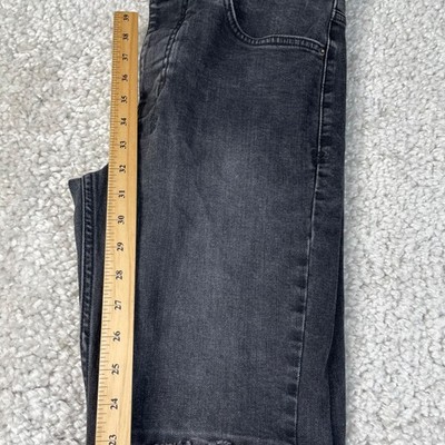Ksubi Chitch World Tour Black Distressed Jean Red Stitch Mens