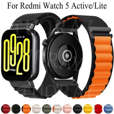 Sport Rugged Nylon Armband Für Redmi Watch 5 Active 5 Lite Smart Watch Ersatz DE