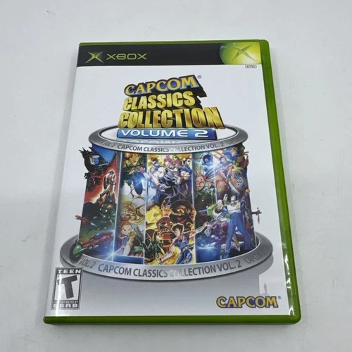 Capcom Classics Collection Vol. 2 - Original Xbox, COMPLETE CiB Manual - TESTED