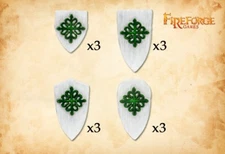 FIREFORGE GAMES DV061 ALCANTARA / CALATRAVA ORDER SHIELDS 