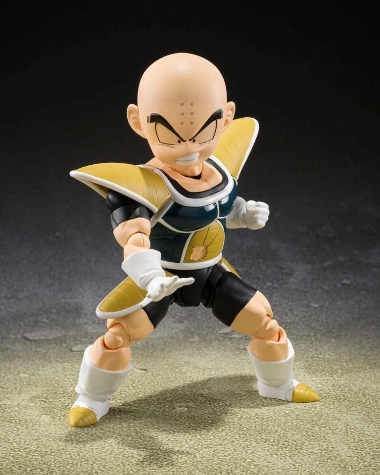 Figurine BANDAI Dragon Ball Z Krillin Battle SHF 12 cm en PVC