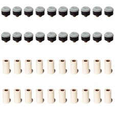 OKKO Billiard Pool Cue Ferrules  Screw-On Tips Soft, 20 sets