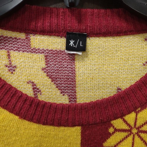 Maglione Uof M University of Minnesota Crazy Wild Maglia Uomo Lg - Foto 2 di 5