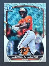 ANDERSON DE LOS SANTOS 2023 Bowman Chrome 1st Bowman Mojo Refractor Orioles