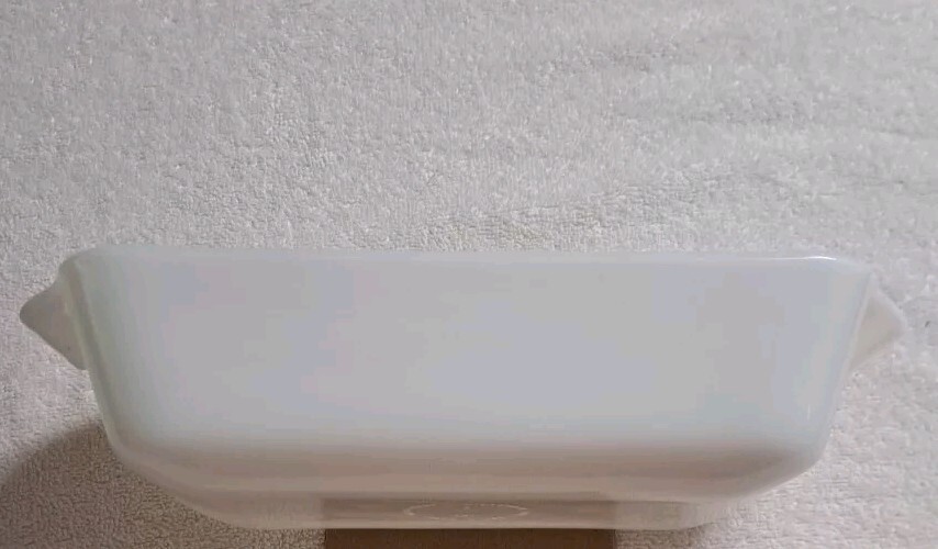 Vintage Fire King Anchor Hocking 1 qt Loaf Pan Fall Harvest Vegetable