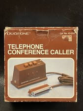 Vintage Duofone Telephone Conference Caller With Box