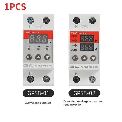 1PCS GPS8-0102   protector double busbar 2P 63A delay #A6-13*