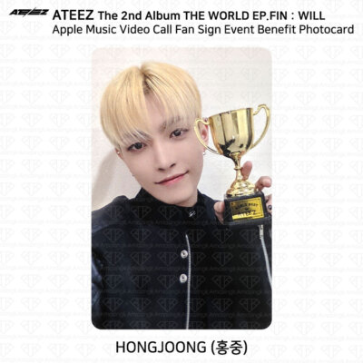 ATEEZ THE WORLD EP.FIN WILL Apple Music Fan Sign Event Benefit