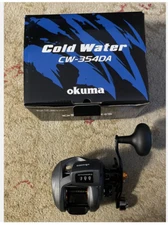 New Okuma Cold Water CW-354DA Low Profile Line Counter Reel 3Bb+1RB
