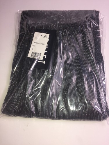 SHIFT Juniors' Size XS Sheer Metallic Pleated Skirt in Black/Silver $49.00 - Picture 2 of 5