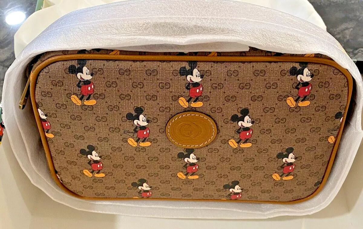 Sac à main bandoulière unisexe Gucci x Disney Mickey Mouse 90 cm
