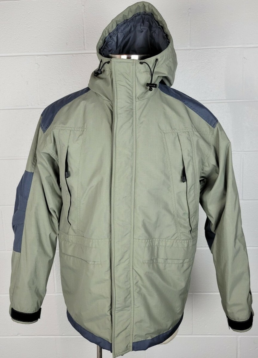 Cabela's Dry-Plus XL 青/グレー Cabela's Dry Plus Mens XLT Jacket Blue Gray Hooded Fishing