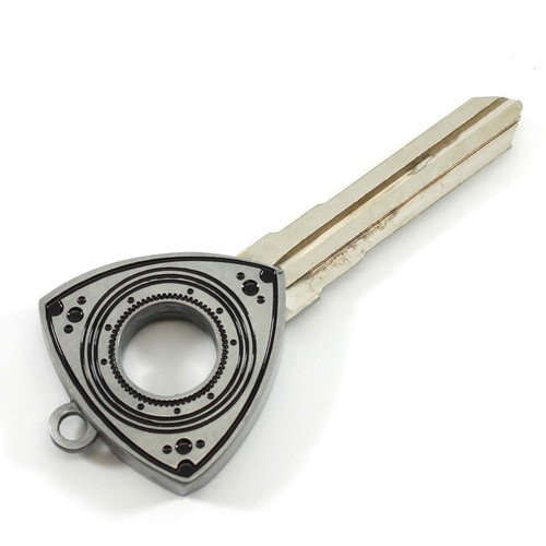 ROTOR KEY BLANK FITS: 1983-1987 SILVER - MAZDA RX-7 FB GS GSL GSL-SE 12A 13B - Picture 6 of 8
