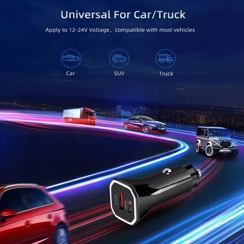 Caricatore Auto Ricarica Rapida 2 in 1 PD + QC3.0 – Accendisigari USB - 第 5/6 張圖片