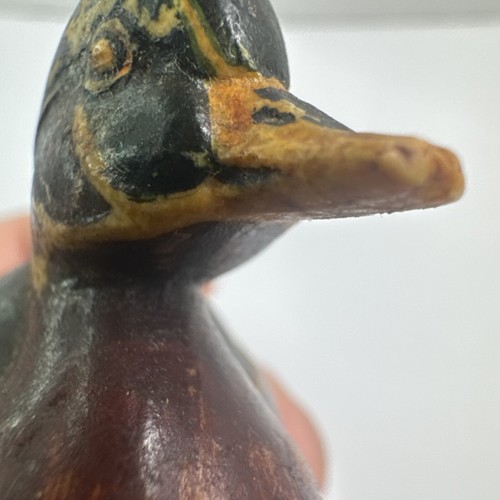 ANRI Italy Wildlife Collection WOOD DUCK Mallard Hand Painted Miniature Signed - Bild 6 von 10