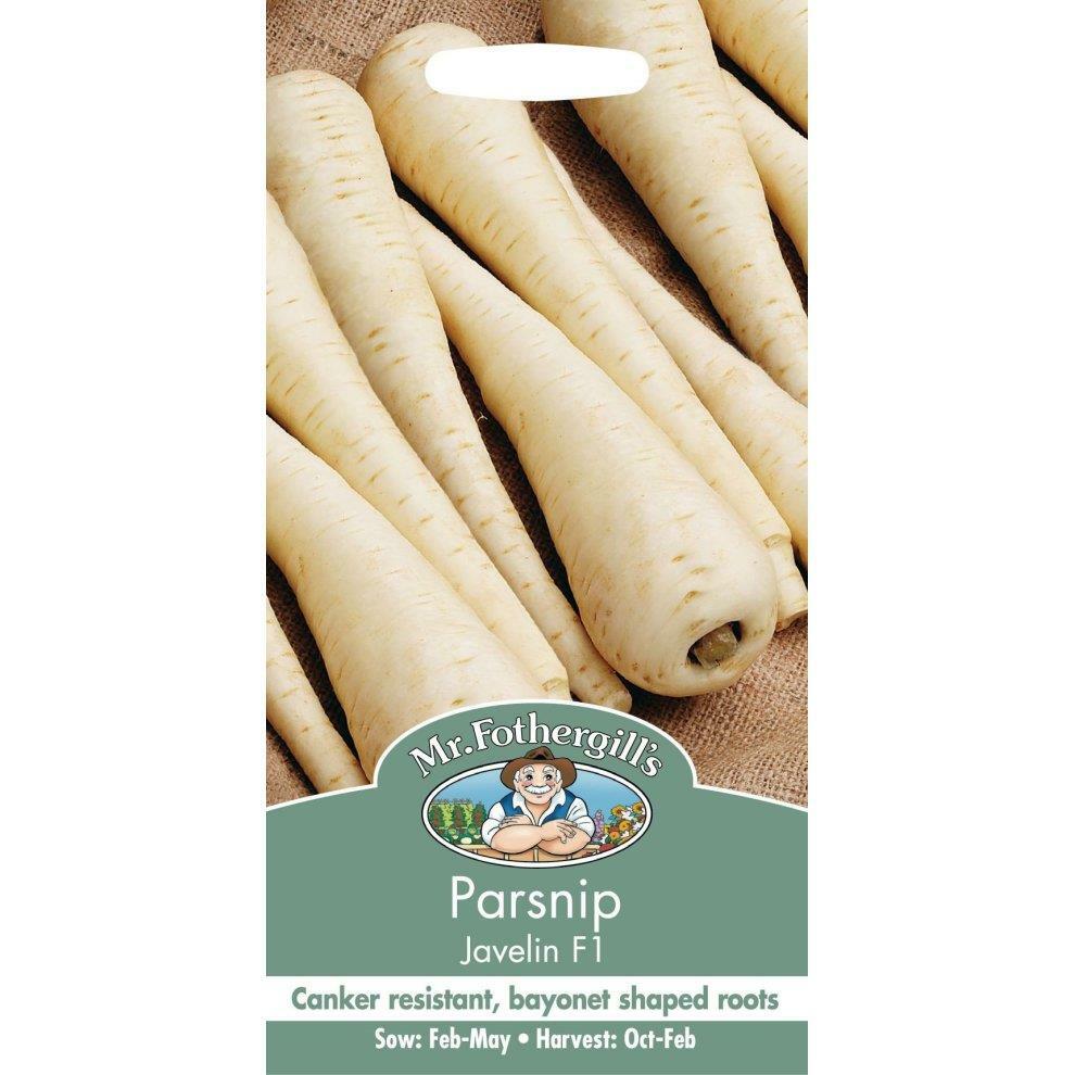 Mr Fothergills Grow Your Own Home Grown Vegetables Parsnip - Javelin F1 Seeds