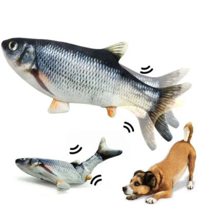 Katze Hund Spielzeug USB Aufladen Elektrische Floppy Simulation Fisch