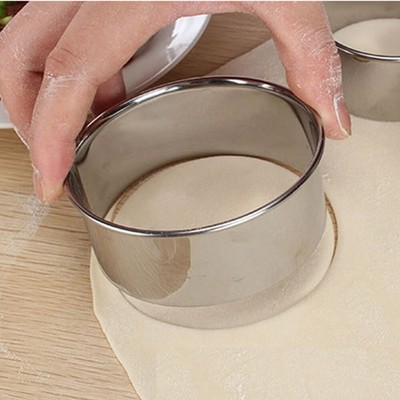 3 Stück Runde Gebäck Fondant Kreis Keks Dichtung Form