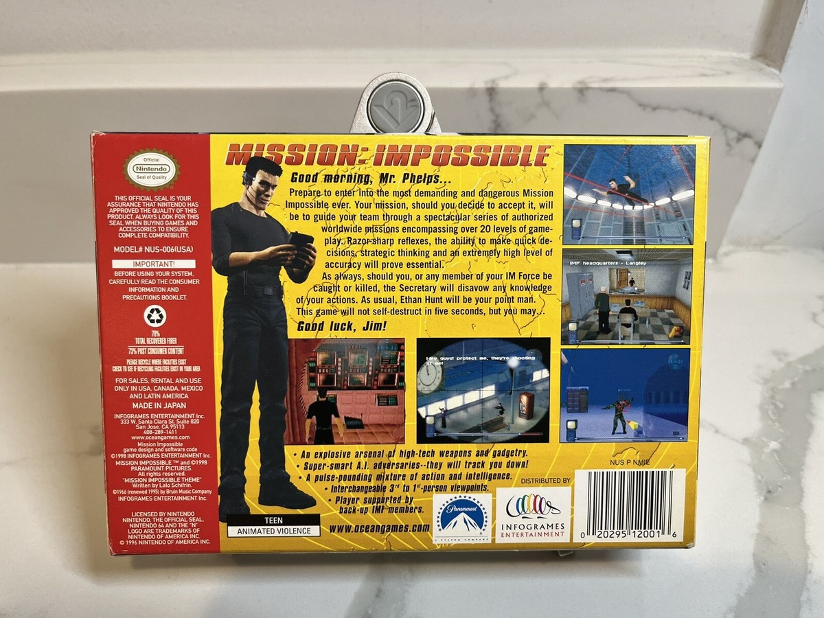 Mission: Impossible - Nintendo 64 - N64 - Box Only - No Game