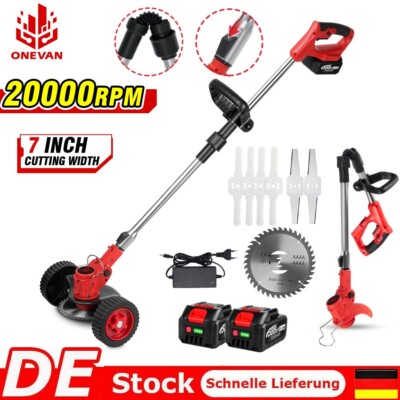 Akku Rasentrimmer Für Makita - 3-in-1 Rasenkantenschneider Mit Bürstenlosem Motor